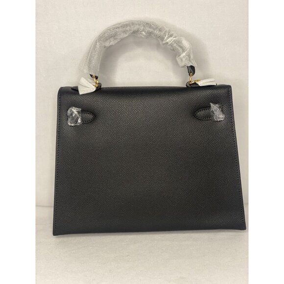 Mille bag Celine Black Leather Handbag With Gold Hardware & Lock - Picture 4 of 4